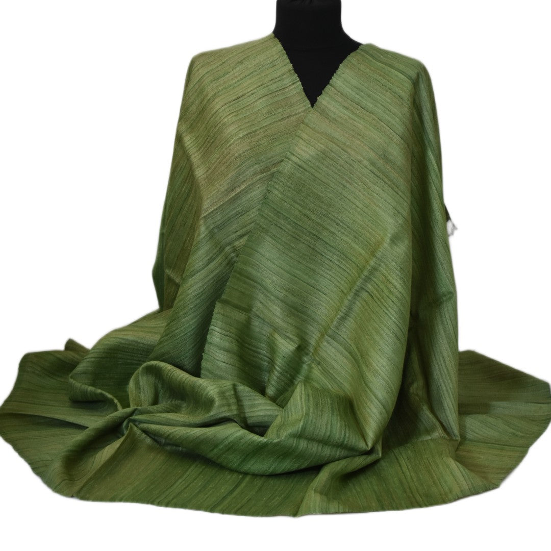 Sal tesut manual din 100% Matase Naturala Organica - Ghicha Tassar/Tussar Silk -> Cod: OrganicSilk9