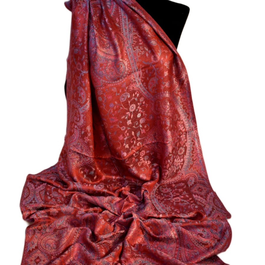 SAL Premium Jamawar din 100% Matase Naturala - Heritage -> Cod: PureSilkJamawar6