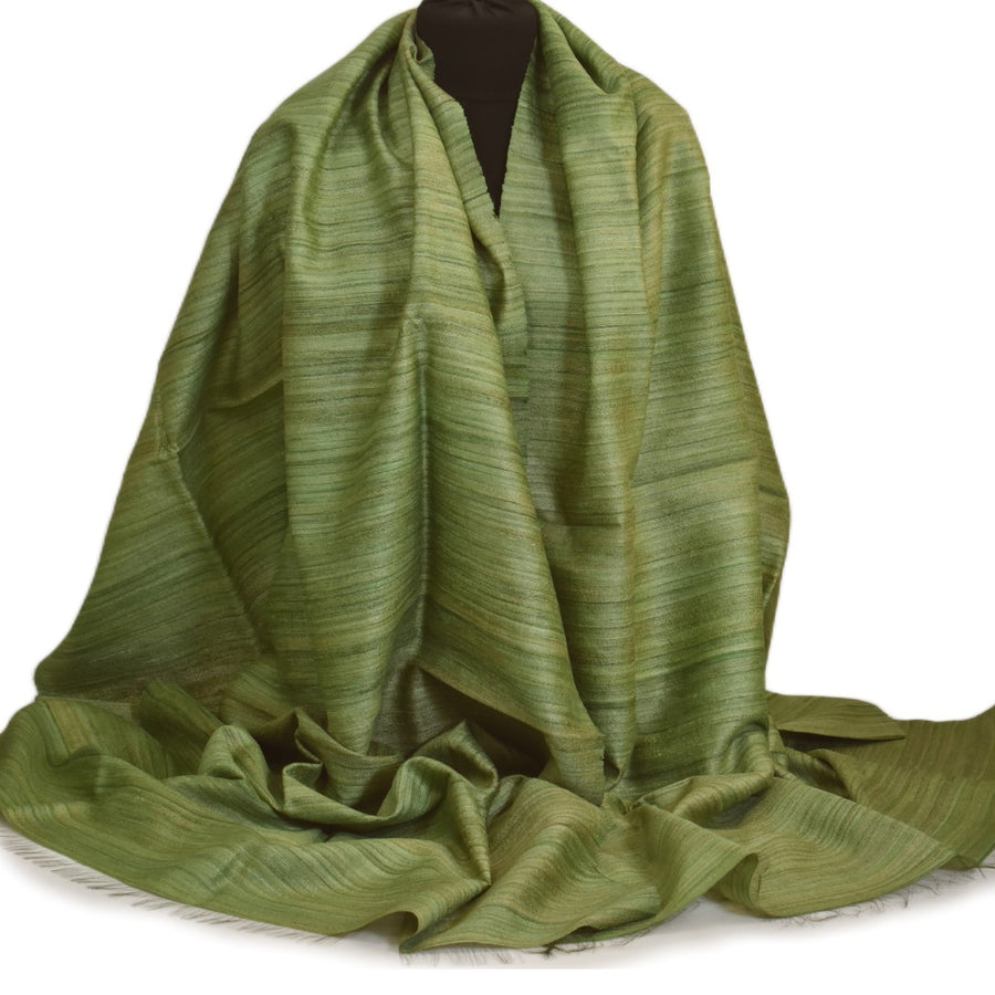 Sal tesut manual din 100% Matase Naturala Organica - Ghicha Tassar/Tussar Silk -> Cod: OrganicSilk9