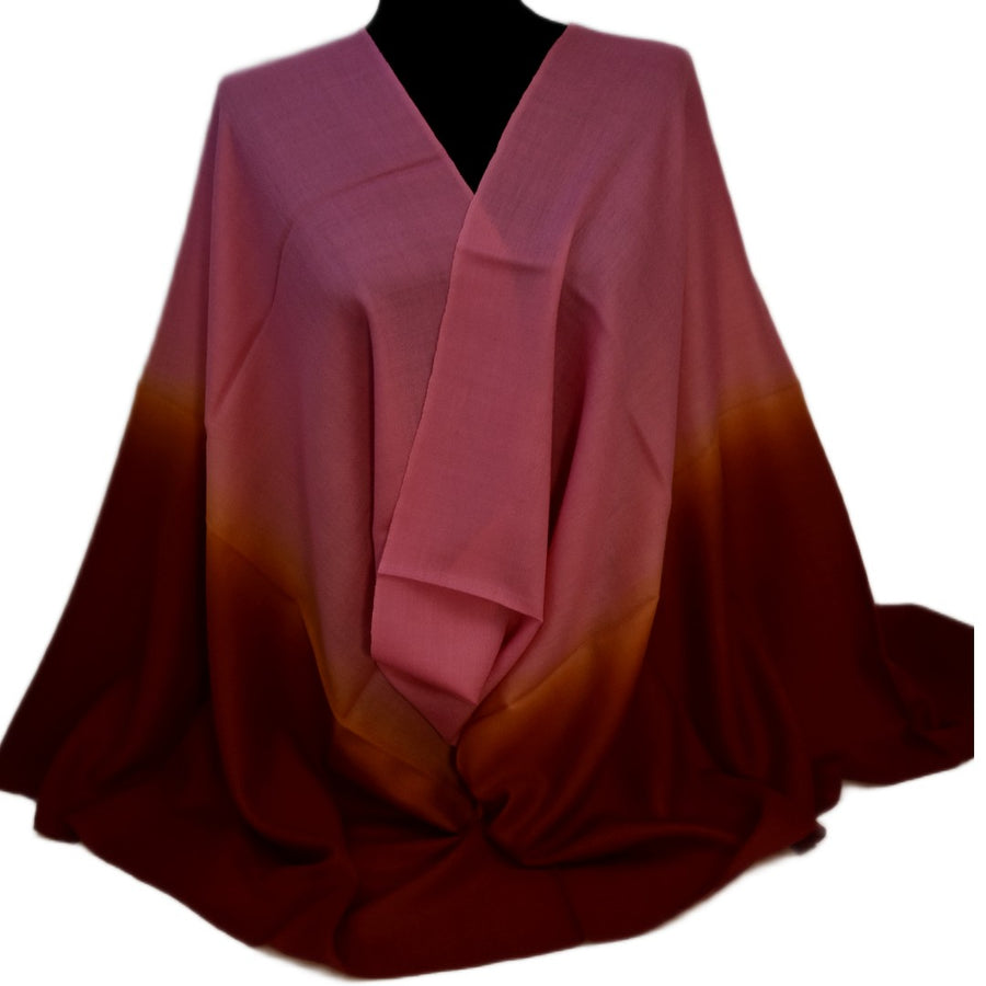 Esarfa Sal Casmir si Matase Naturala - Ombre 2 nuante -> Cod: CASMIRSILK5