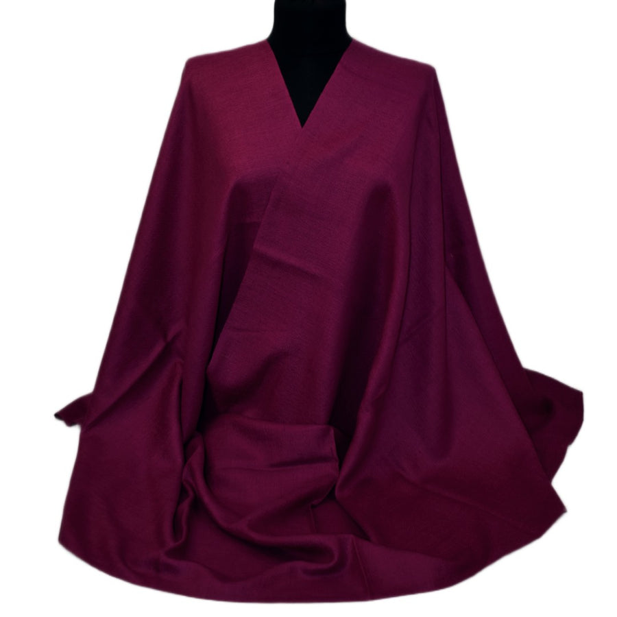 NOU! Sal Premium din Lana Merino & Matase Naturala -> Mov Magenta  - Cod: SilkMerino6