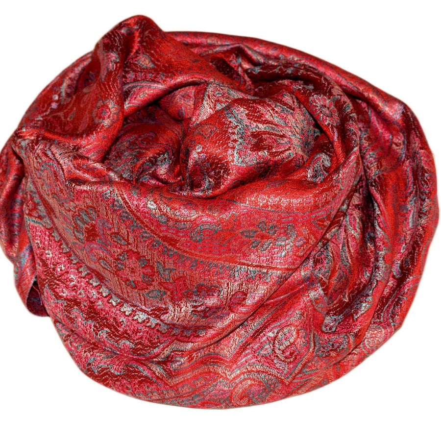 SAL Premium Jamawar din 100% Matase Naturala - Heritage -> Cod: PureSilkJamawar6