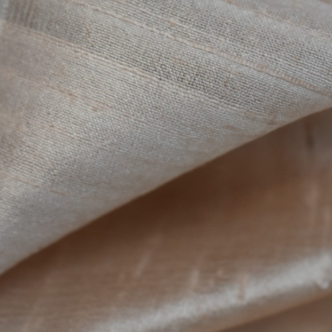 Esarfa-Sal din Matase Naturala Dupioni Raw Silk - Bej   -> Cod: DupioniPureSilk5