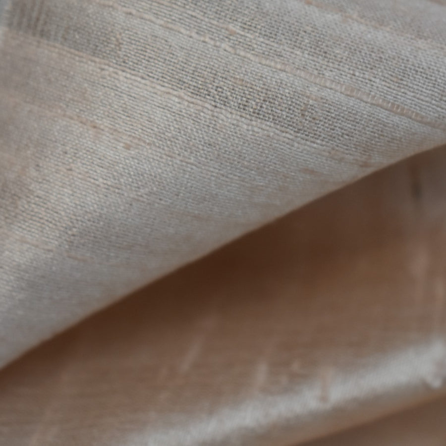Esarfa-Sal din Matase Naturala Dupioni Raw Silk - Bej   -> Cod: DupioniPureSilk5
