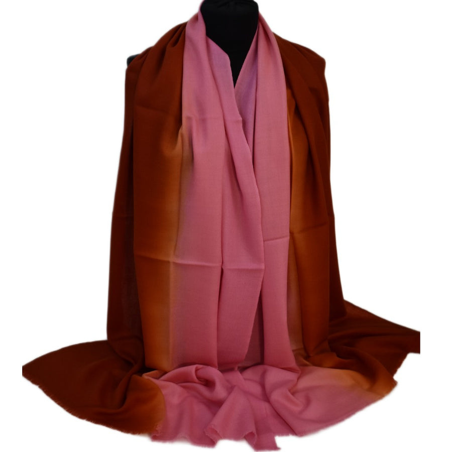 Esarfa Sal Casmir si Matase Naturala - Ombre 2 nuante -> Cod: CASMIRSILK5