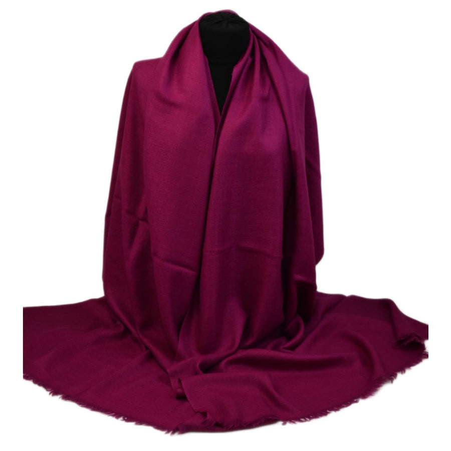 NOU! Sal Premium din Lana Merino & Matase Naturala -> Mov Magenta  - Cod: SilkMerino6