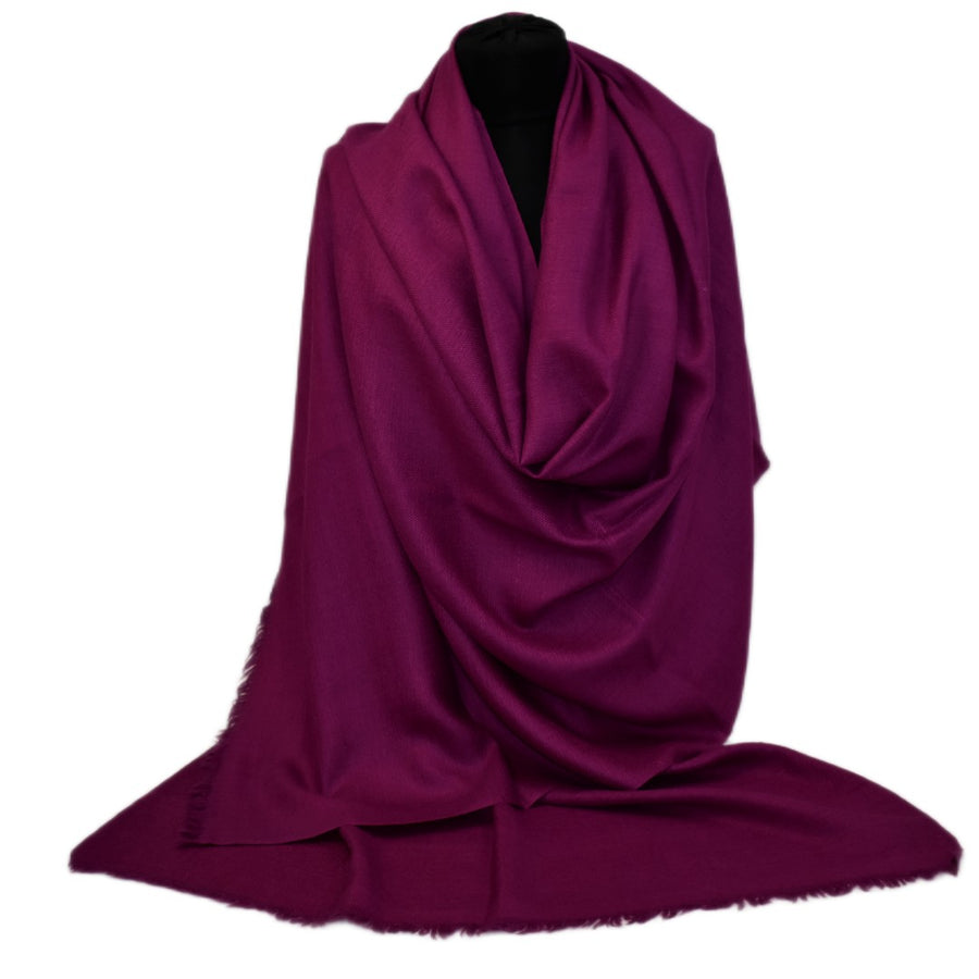NOU! Sal Premium din Lana Merino & Matase Naturala -> Mov Magenta  - Cod: SilkMerino6