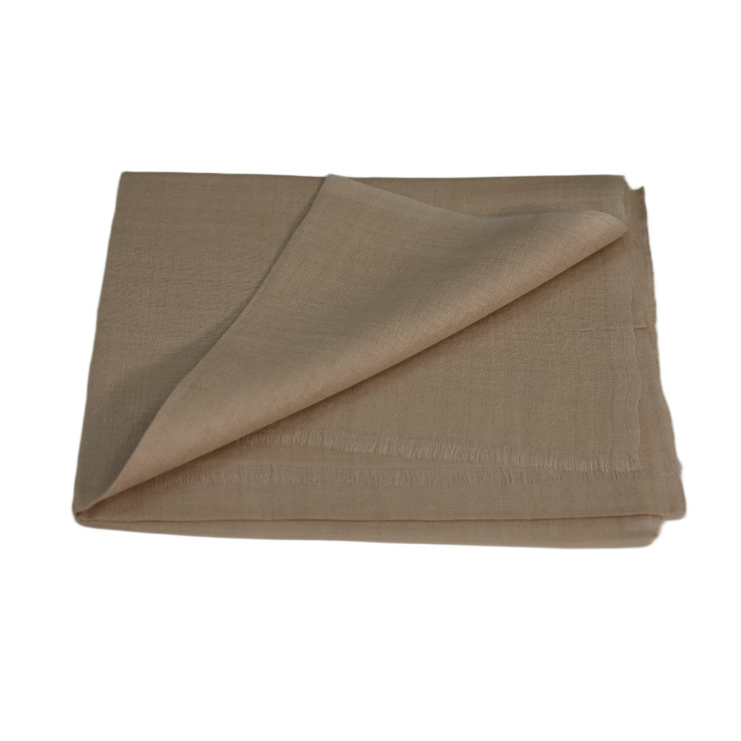 Esarfa-Sal din Matase Naturala Eri Muga Silk-> Natural Golden Beige -> Cod: ERIMUGASILK3