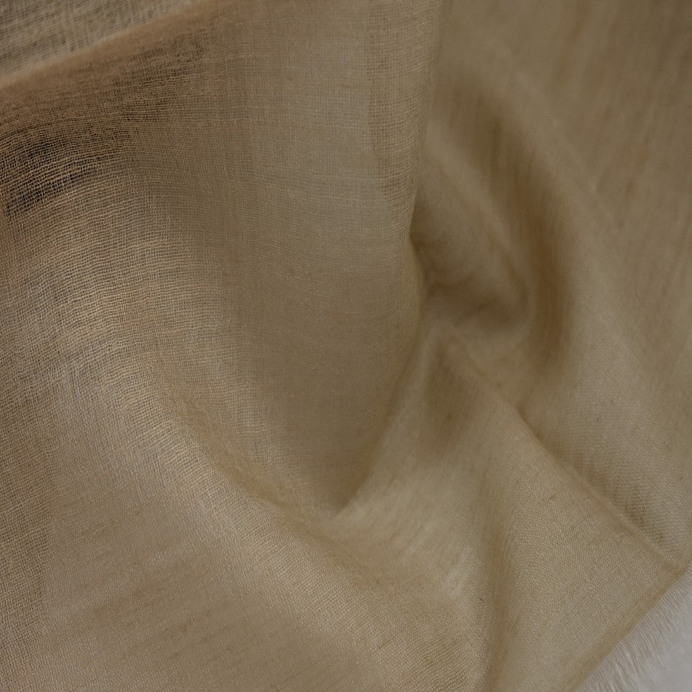 Esarfa-Sal din Matase Naturala Eri Muga Silk-> Natural Golden Beige -> Cod: ERIMUGASILK3
