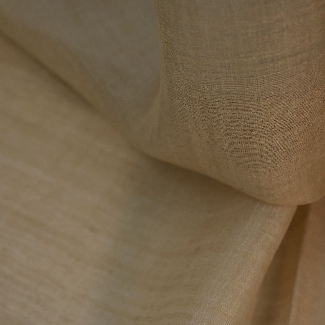 Esarfa-Sal din Matase Naturala Eri Muga Silk-> Natural Golden Beige -> Cod: ERIMUGASILK3