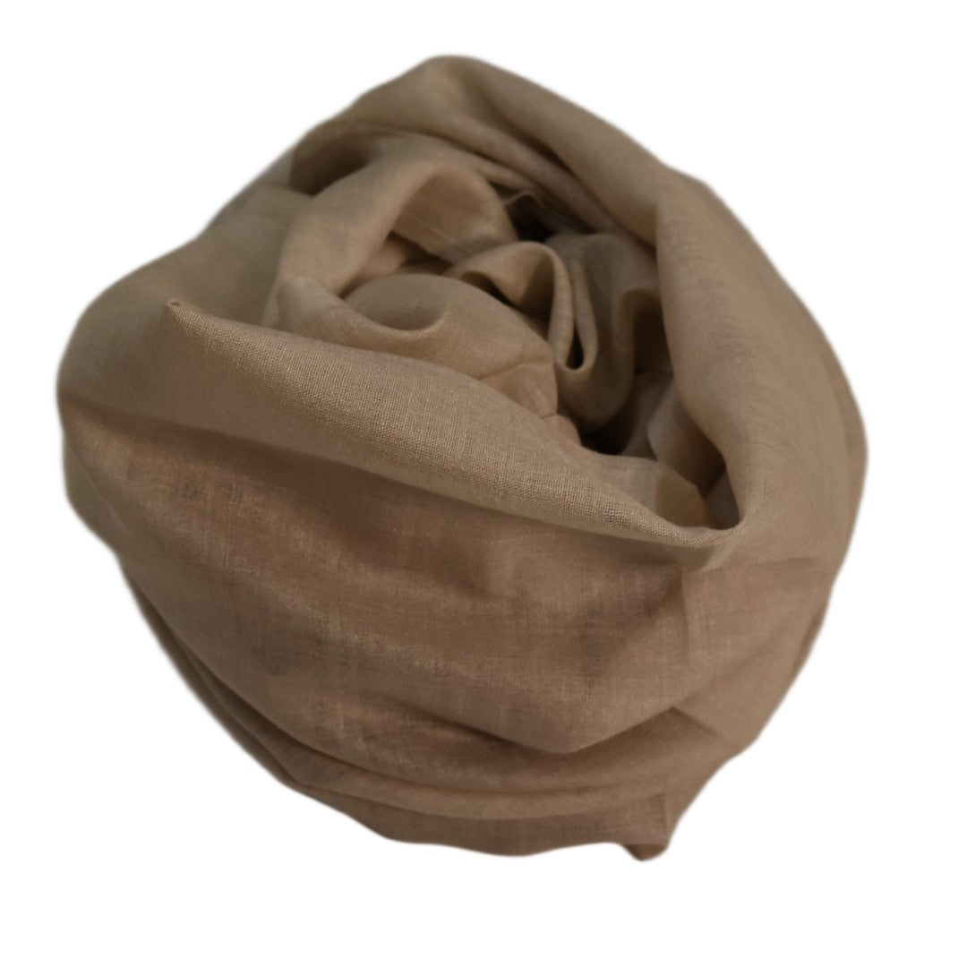 Esarfa-Sal din Matase Naturala Eri Muga Silk-> Natural Golden Beige -> Cod: ERIMUGASILK3