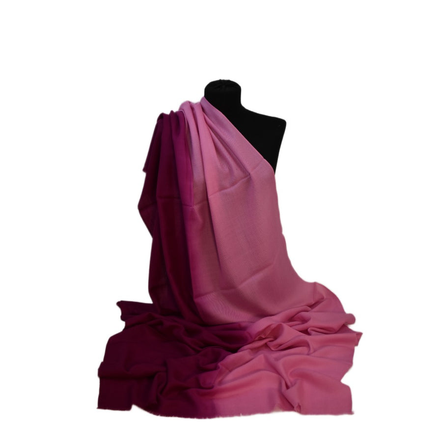 Esarfa Sal Casmir si Matase Naturala - Ombre 2 nuante -> Cod: CASMIRSILK7