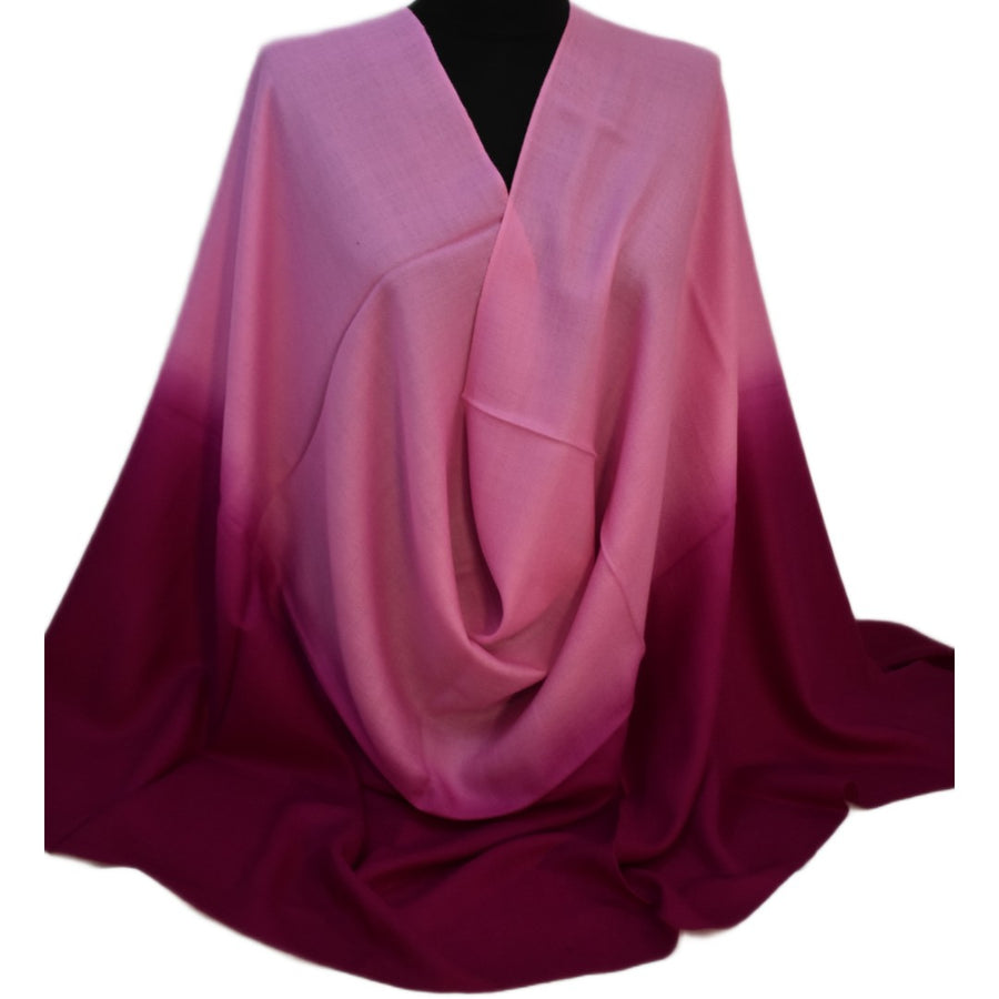 Esarfa Sal Casmir si Matase Naturala - Ombre 2 nuante -> Cod: CASMIRSILK7