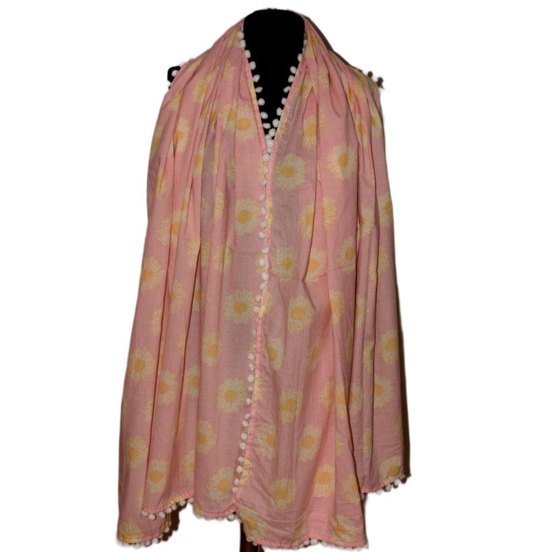 Pareo/ Sarong/ Esarfa de Plaja - 100% Bumbac cu Block printing -> Cod: Mulmul Cotton15