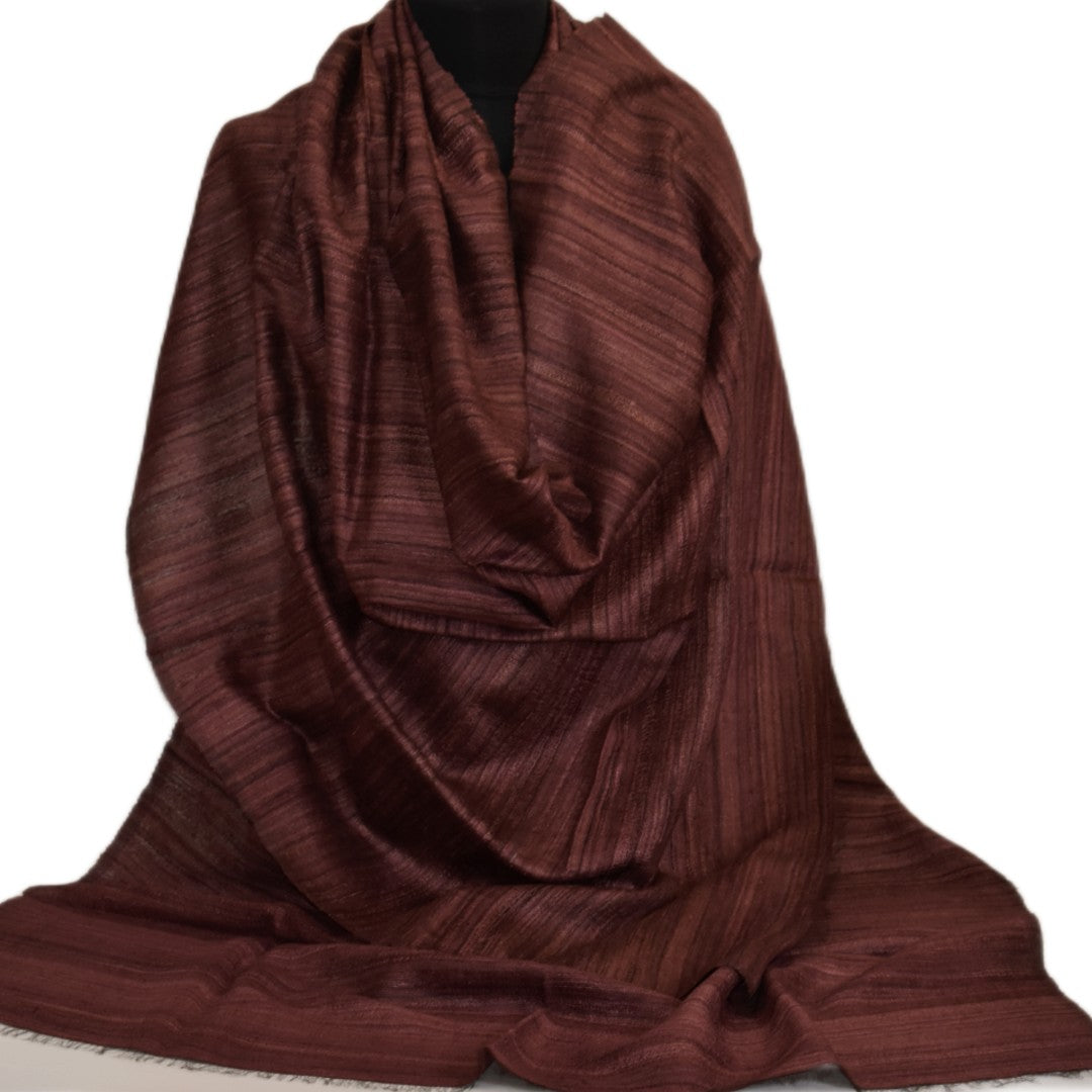 Sal tesut manual din 100% Matase Naturala Organica - Ghicha Tassar/Tussar Silk -> Cod: OrganicSilk12