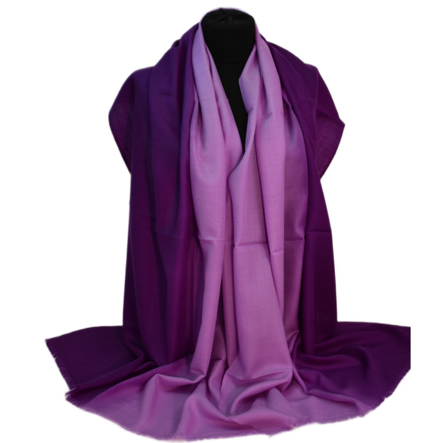 Esarfa Sal Casmir si Matase Naturala - Ombre 2 nuante -> Cod: CASMIRSILK9