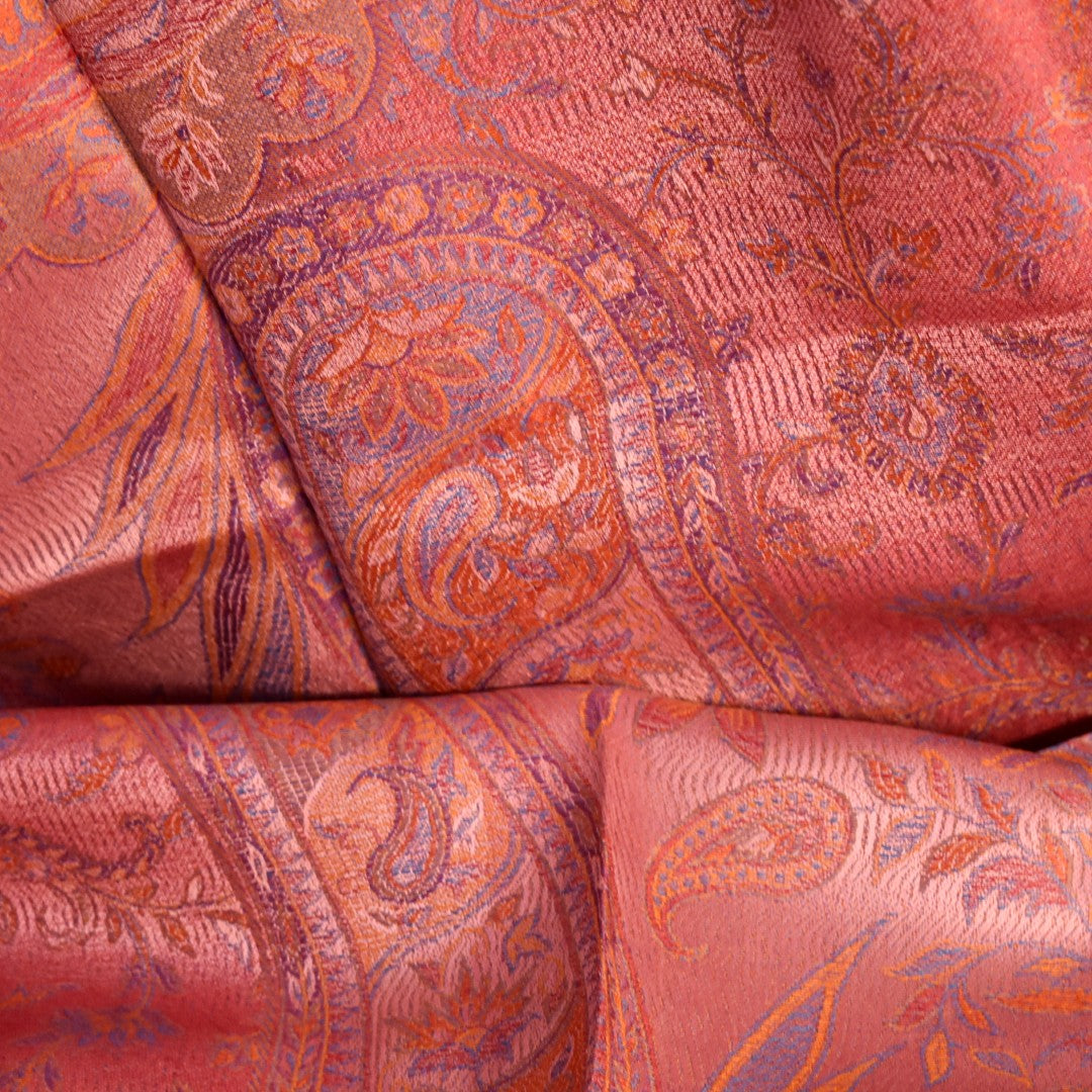 SAL Premium Jamawar din 100% Matase Naturala - Heritage -> Cod: NewPureSilkJamawar4