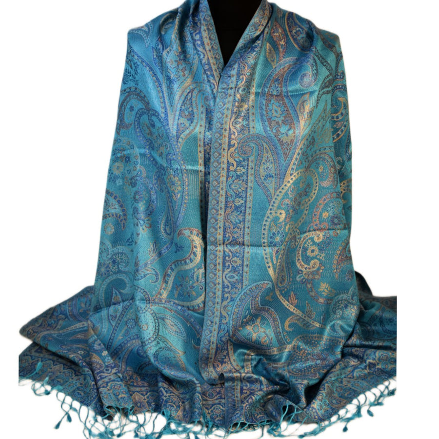 SAL Premium Jamawar din 100% Matase Naturala - Heritage -> Cod: PureSilkJamawar8