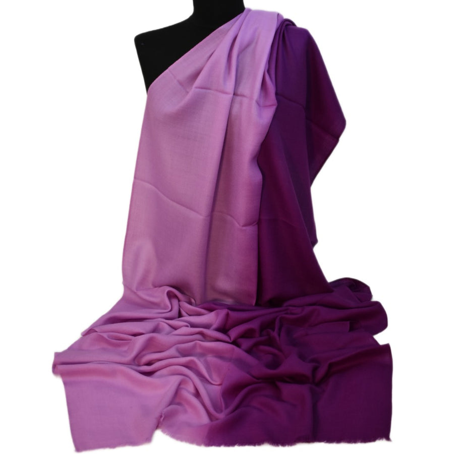 Esarfa Sal Casmir si Matase Naturala - Ombre 2 nuante -> Cod: CASMIRSILK9