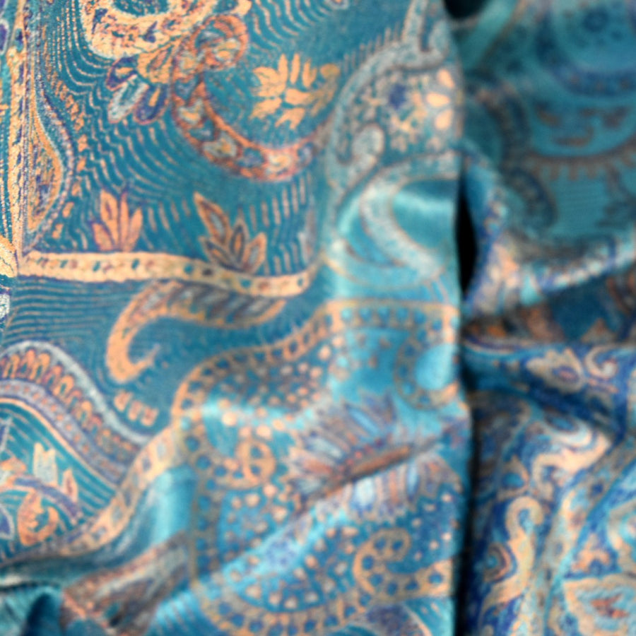 SAL Premium Jamawar din 100% Matase Naturala - Heritage -> Cod: PureSilkJamawar8