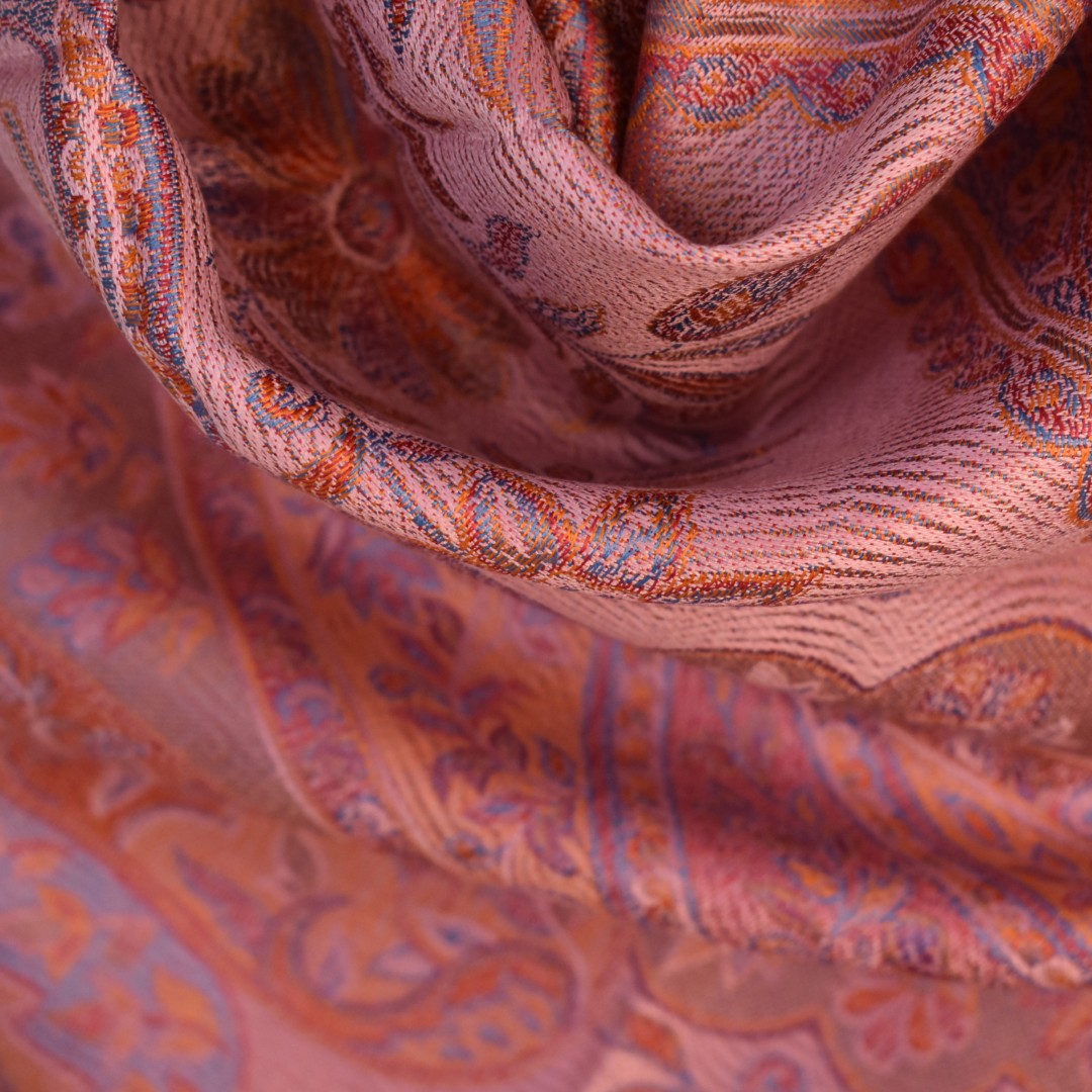 SAL Premium Jamawar din 100% Matase Naturala - Heritage -> Cod: NewPureSilkJamawar4