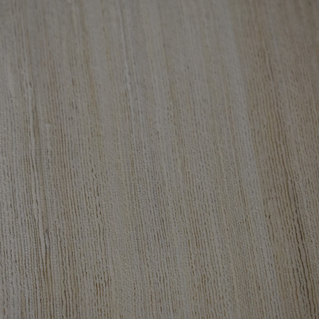 Sal tesut manual din 100% Matase Naturala Organica - Ghicha Tassar/Tussar Silk -> Ivory Alb- Cod: OrganicSilk14