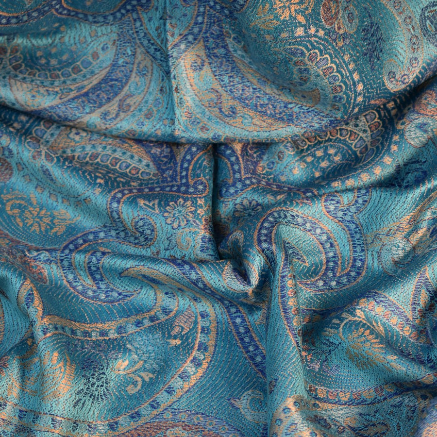 SAL Premium Jamawar din 100% Matase Naturala - Heritage -> Cod: PureSilkJamawar8