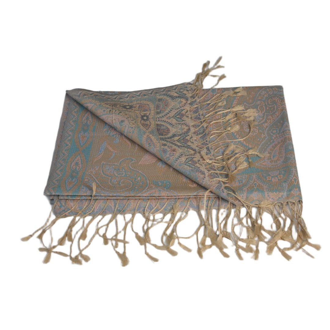 SAL Premium Jamawar din 100% Matase Naturala - Heritage -> Cod: NewPureSilkJamawar5