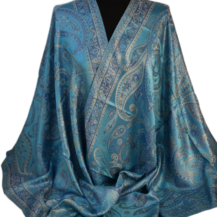 SAL Premium Jamawar din 100% Matase Naturala - Heritage -> Cod: PureSilkJamawar8