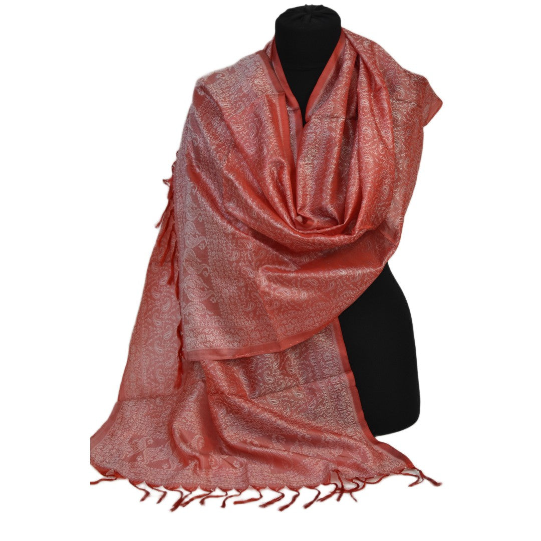 Eșarfă Premium din Mătase Naturală – Tesută Manual -> Cod: HANDMADE11