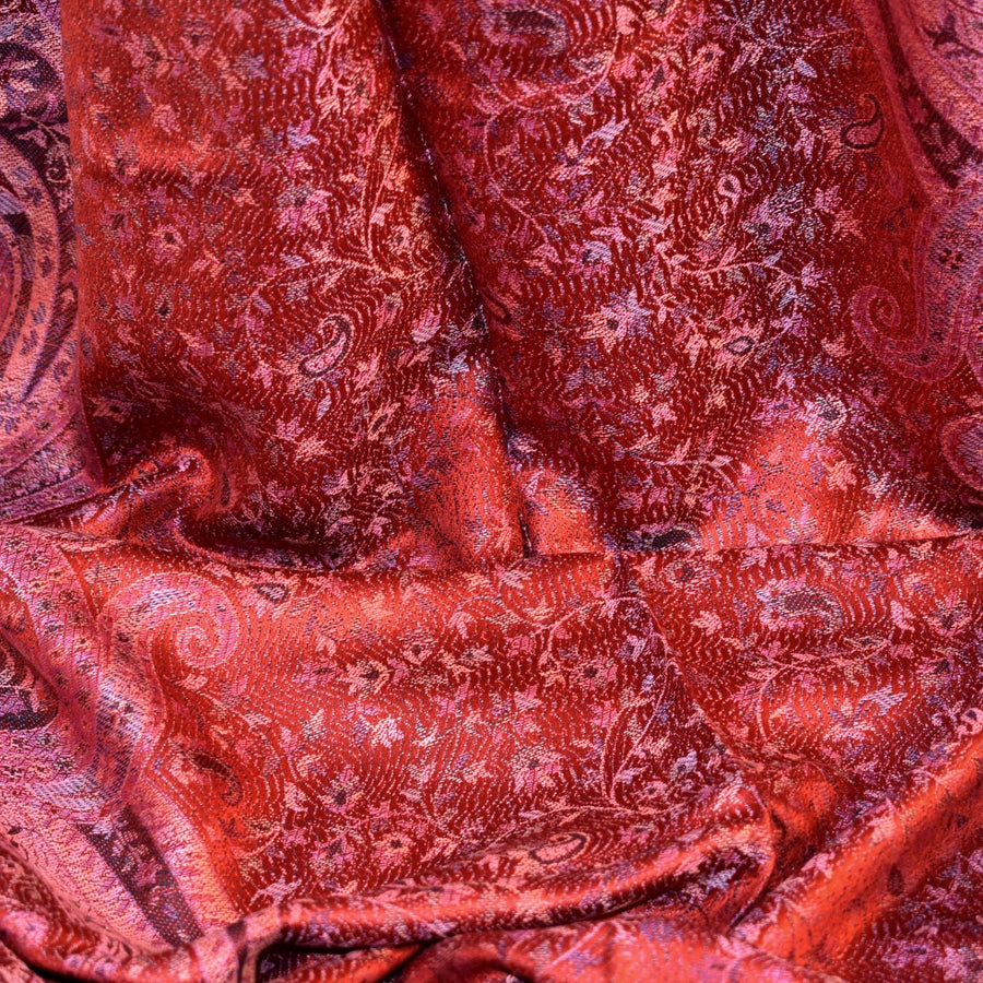 SAL Premium Jamawar din 100% Matase Naturala - Heritage -> Cod: PureSilkJamawar9