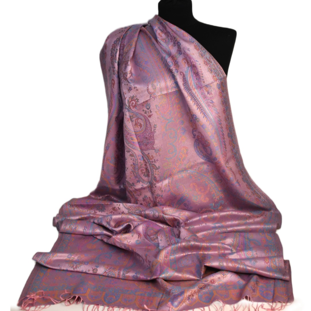 SAL Premium Jamawar din 100% Matase Naturala - Heritage -> Cod: NewPureSilkJamawar6