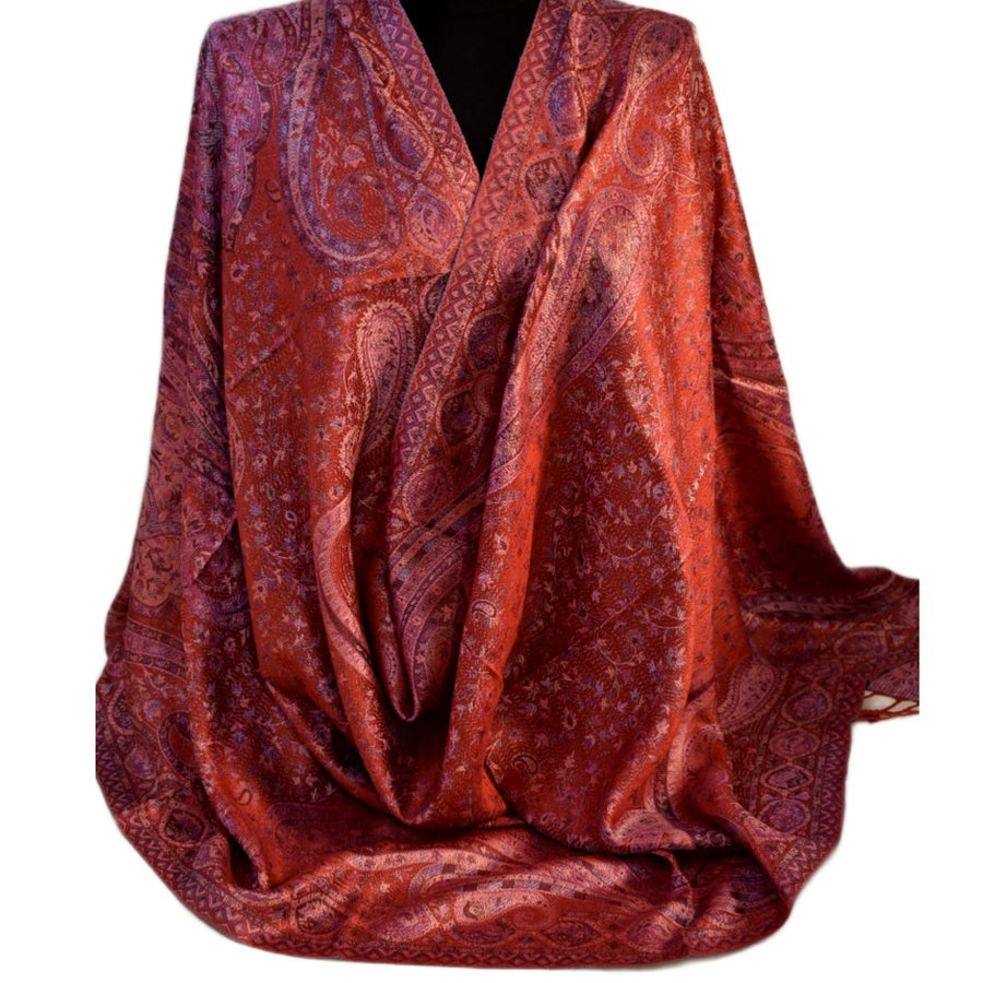 SAL Premium Jamawar din 100% Matase Naturala - Heritage -> Cod: PureSilkJamawar9