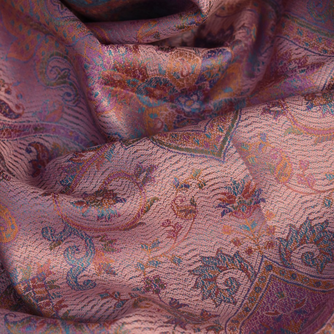 SAL Premium Jamawar din 100% Matase Naturala - Heritage -> Cod: NewPureSilkJamawar6