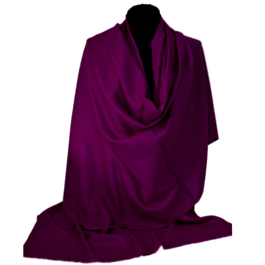 Esarfa Sal Casmir si Matase Naturala  -> Mov Magenta - Cod: CASMIRSILK18