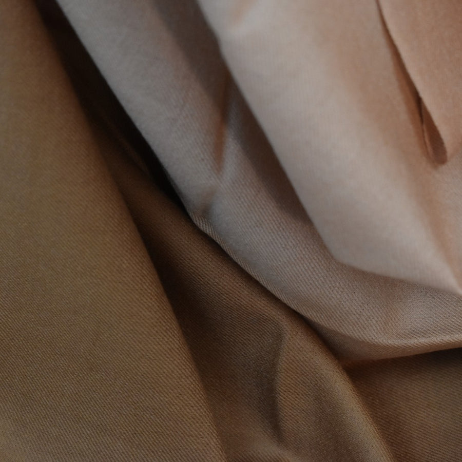 Esarfa Sal Casmir si Matase Naturala - Ombre 2 nuante Bej-Capucino -> Cod: CASMIRSILK12