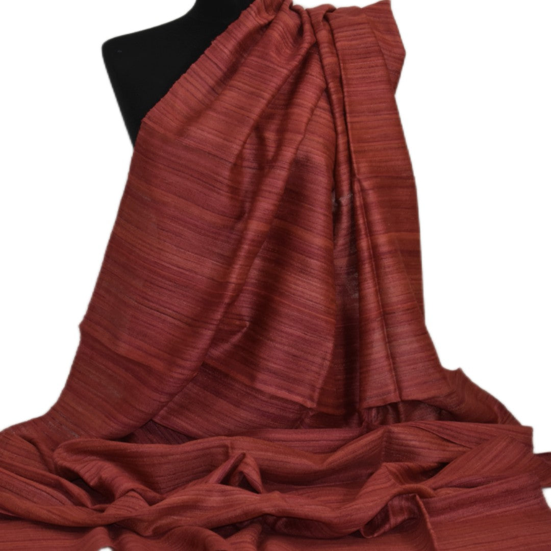 Sal tesut manual din 100% Matase Naturala Organica - Ghicha Tassar/Tussar Silk -> Cod: OrganicSilk15