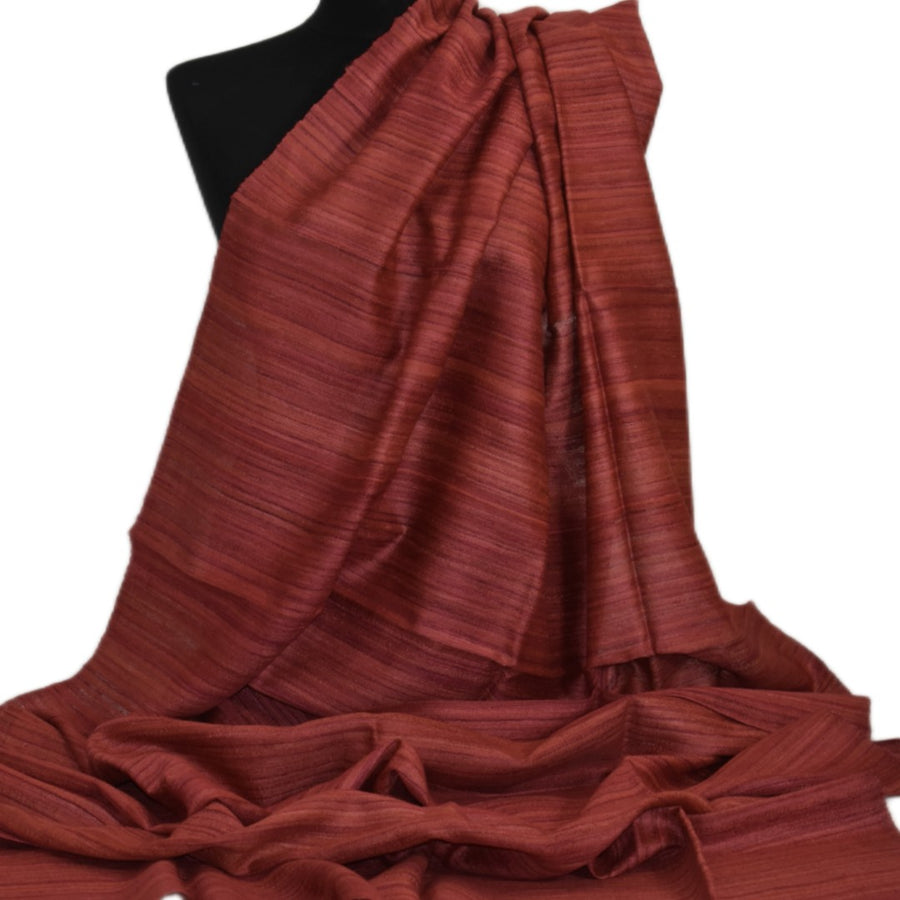 Sal tesut manual din 100% Matase Naturala Organica - Ghicha Tassar/Tussar Silk -> Cod: OrganicSilk15