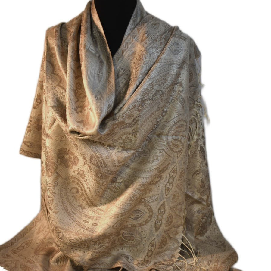 SAL Premium Jamawar din 100% Matase Naturala - Heritage -> Cod: PureSilkJamawar10