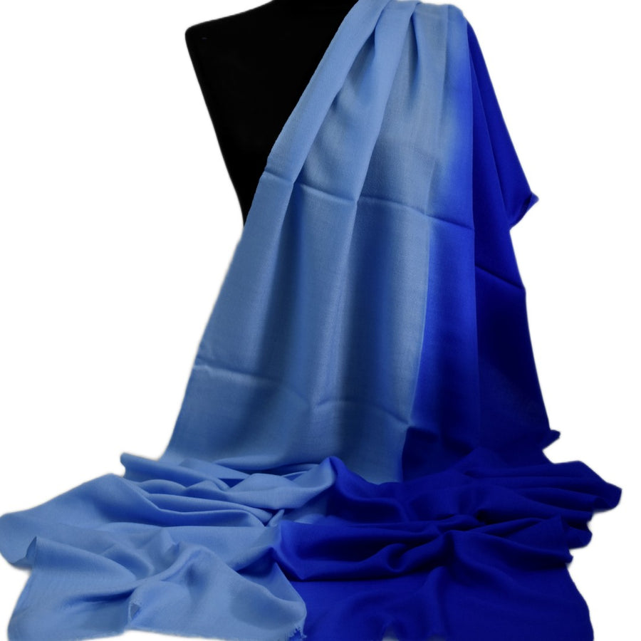 Esarfa Sal Casmir si Matase Naturala - Ombre 2 nuante -> Cod: CASMIRSILK17