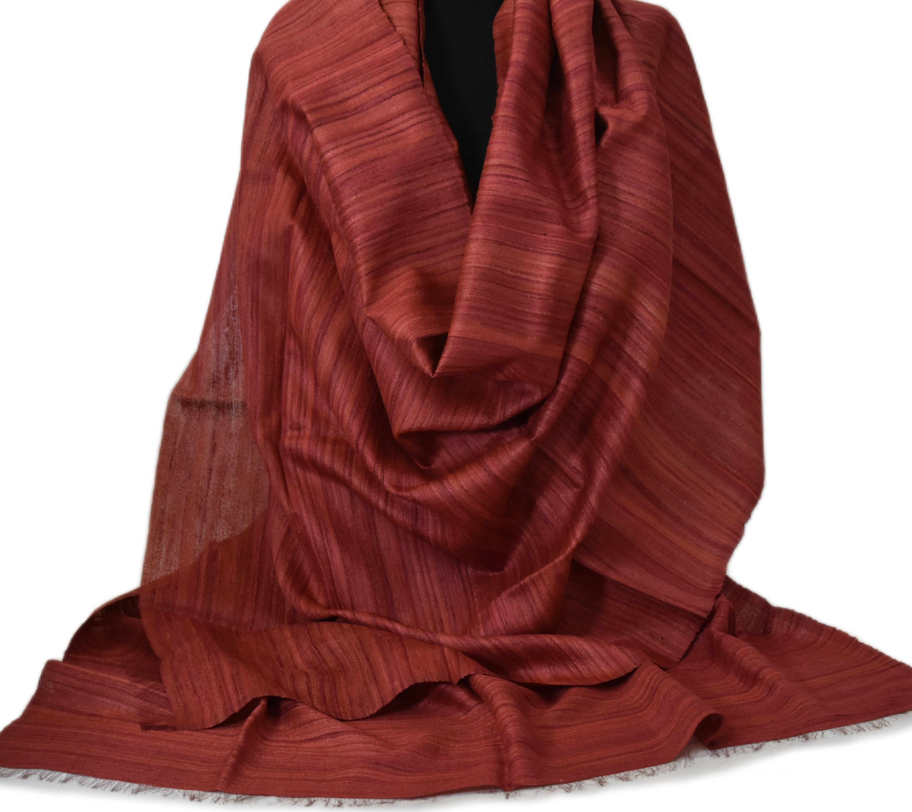 Sal tesut manual din 100% Matase Naturala Organica - Ghicha Tassar/Tussar Silk -> Cod: OrganicSilk15