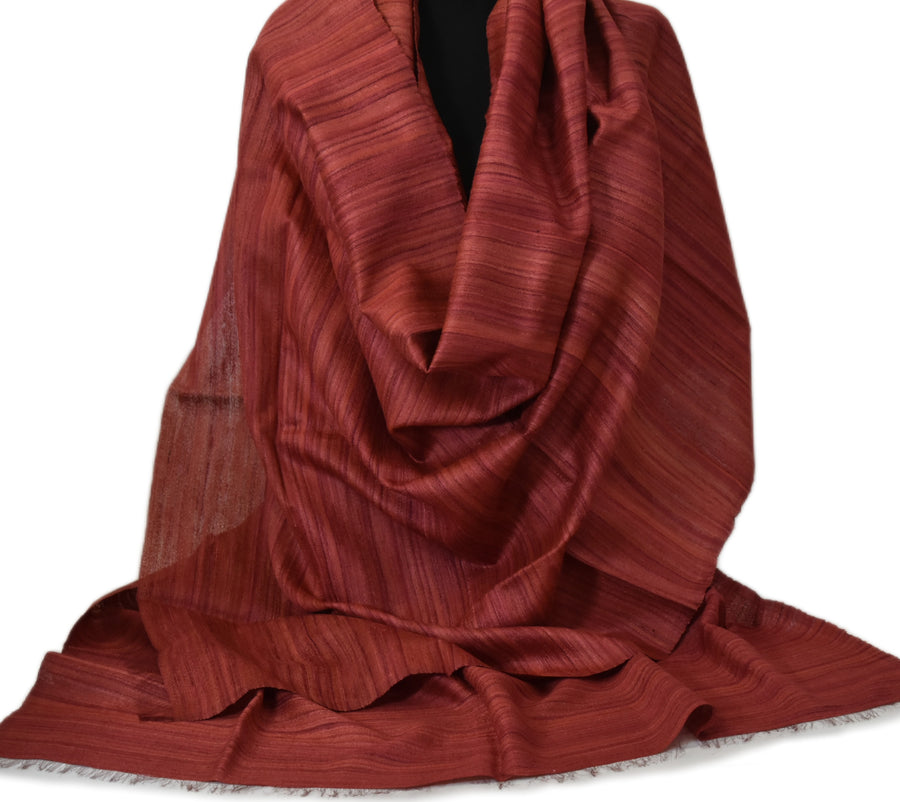 Sal tesut manual din 100% Matase Naturala Organica - Ghicha Tassar/Tussar Silk -> Cod: OrganicSilk15