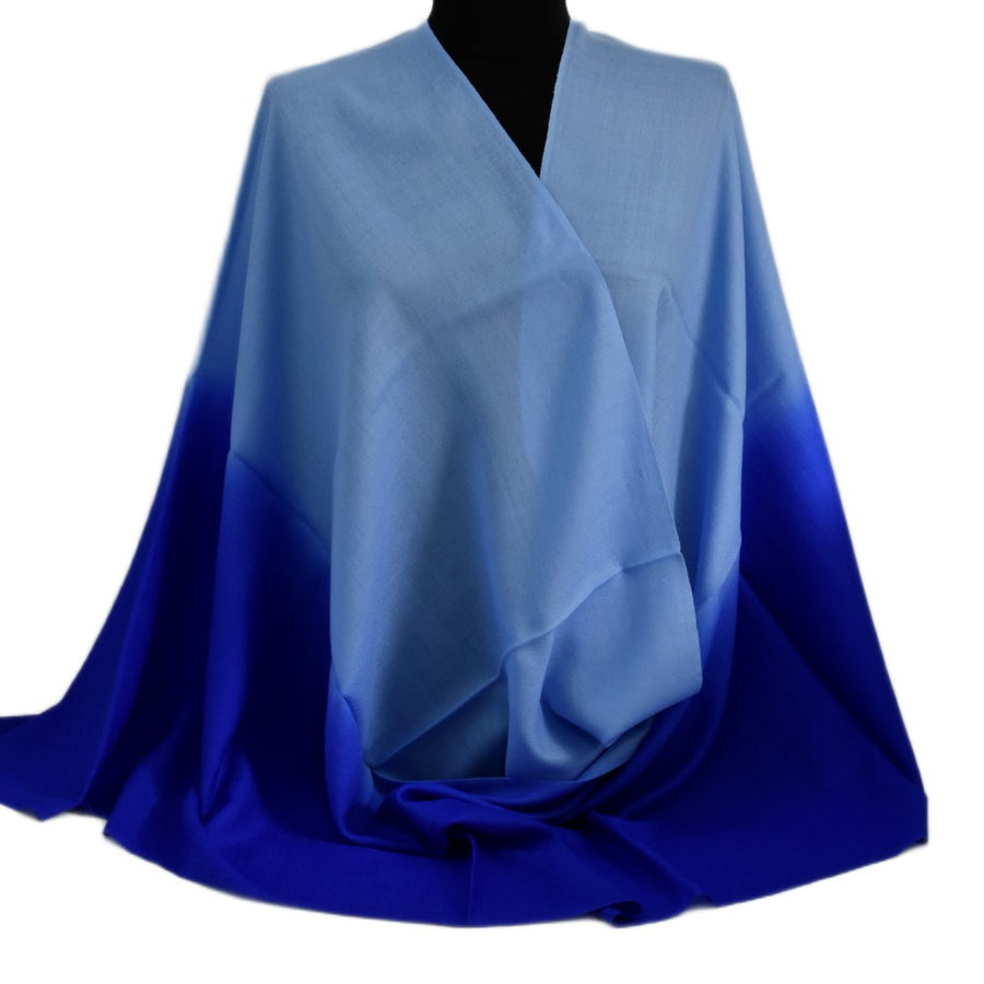 Esarfa Sal Casmir si Matase Naturala - Ombre 2 nuante -> Cod: CASMIRSILK17