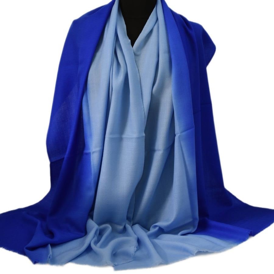 Esarfa Sal Casmir si Matase Naturala - Ombre 2 nuante -> Cod: CASMIRSILK17