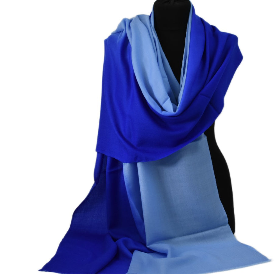 Esarfa Sal Casmir si Matase Naturala - Ombre 2 nuante -> Cod: CASMIRSILK17