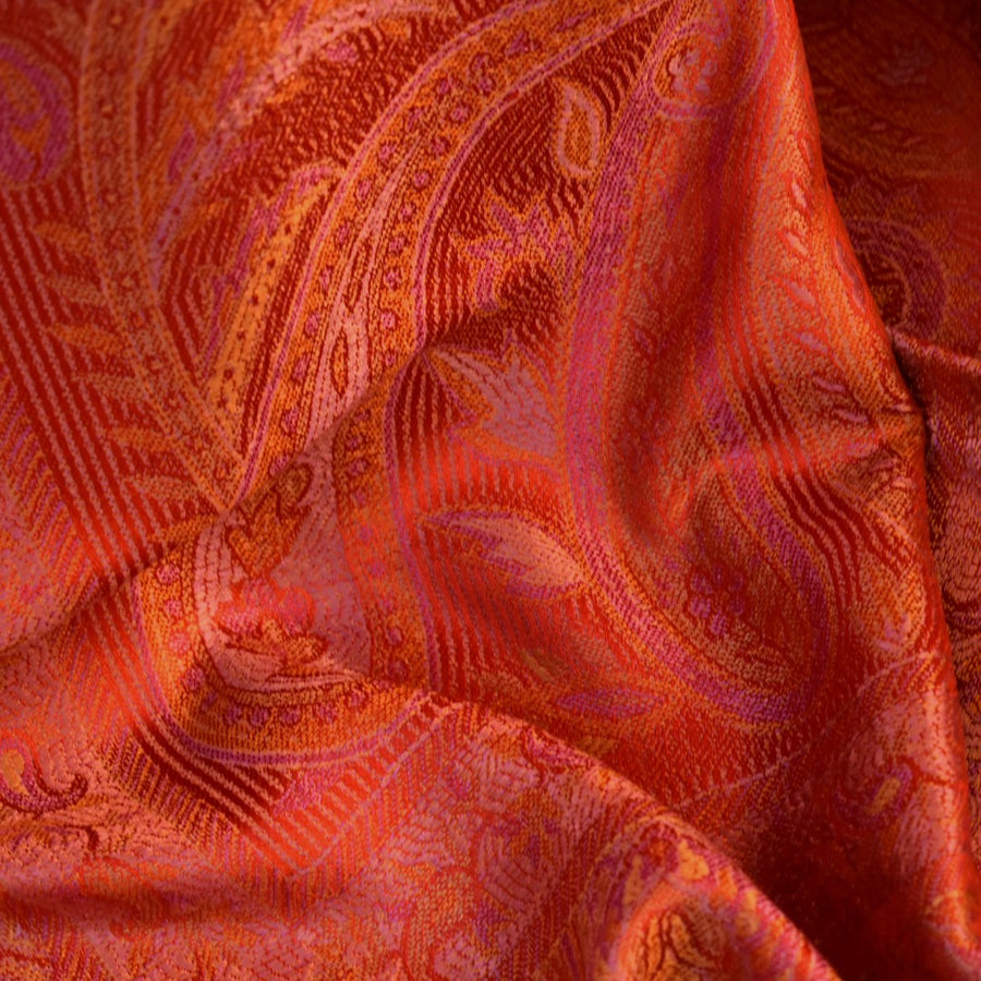 SAL Premium Jamawar din 100% Matase Naturala - Heritage -> Cod: PureSilkJamawar11