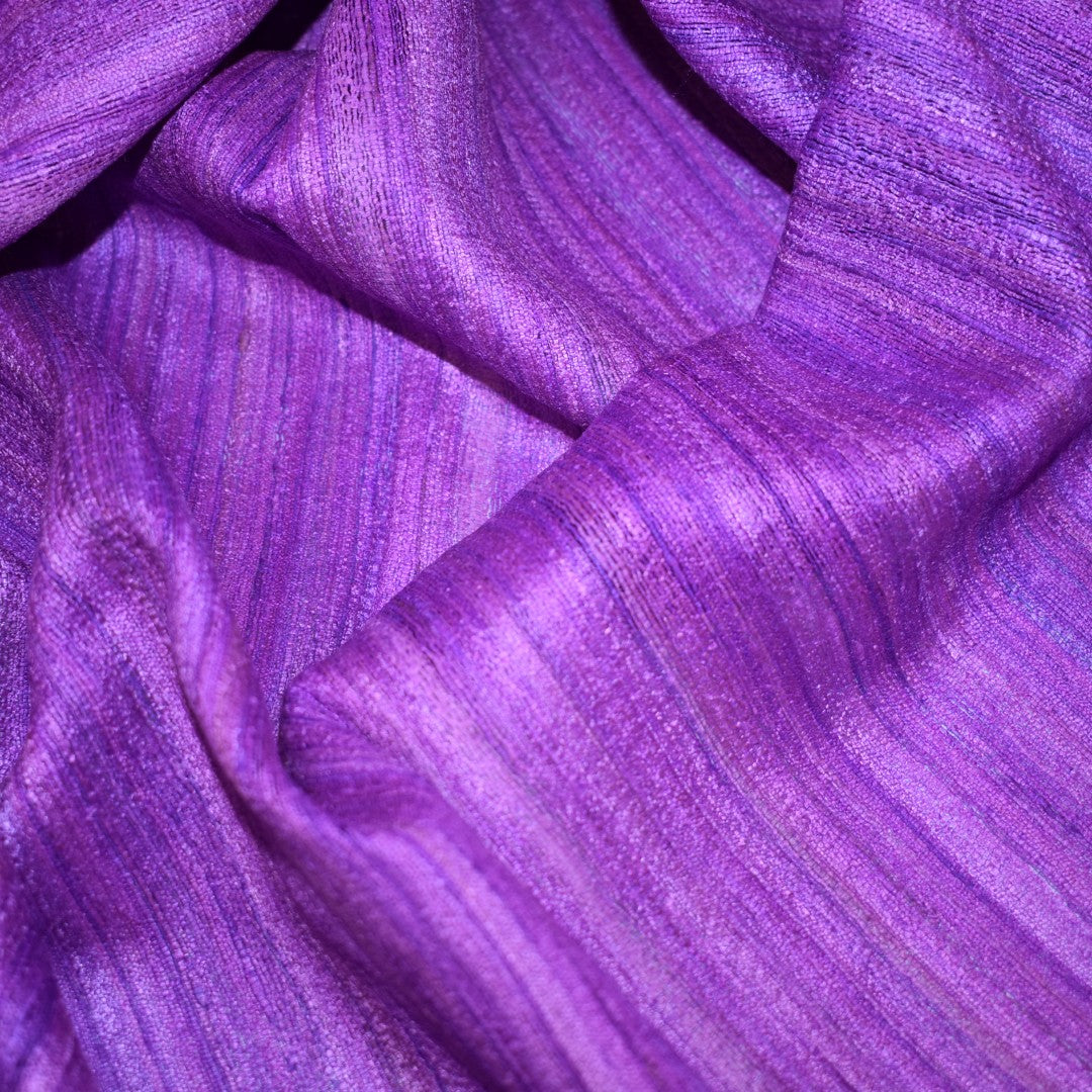 Sal tesut manual din 100% Matase Naturala Organica - Ghicha Tassar/Tussar Silk -> Cod: OrganicSilk16