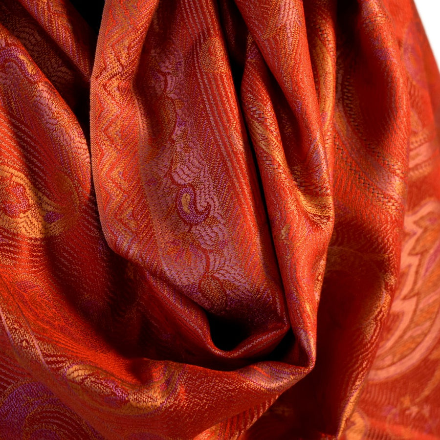 SAL Premium Jamawar din 100% Matase Naturala - Heritage -> Cod: PureSilkJamawar11