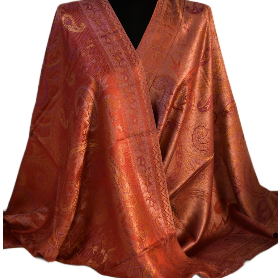 SAL Premium Jamawar din 100% Matase Naturala - Heritage -> Cod: PureSilkJamawar11