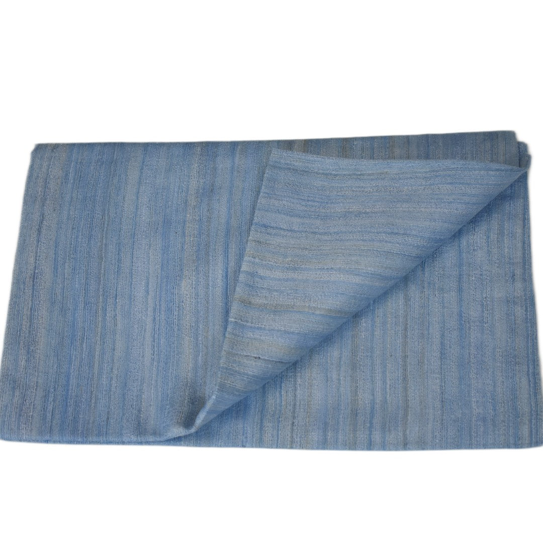Sal tesut manual din 100% Matase Naturala Organica - Ghicha Tassar/Tussar Silk - Purple Blue -> Cod: BGHICHA3(..)